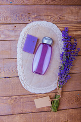 lavender soap and lavender shampoo