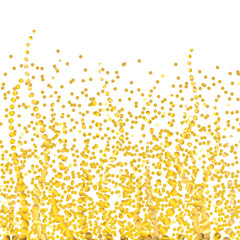 Gold shiny glitter horizontal seamless pattern