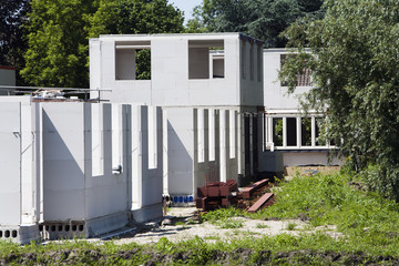 Residential construction site