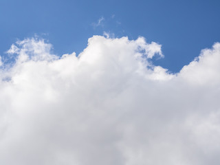 Blue sky with cloudy on the bright sunny day