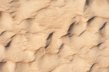 Closeup of sand pattern