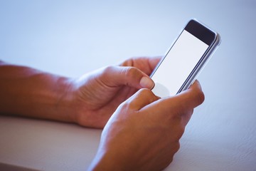 Woman using a smartphone
