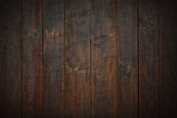 dark brown wooden planks