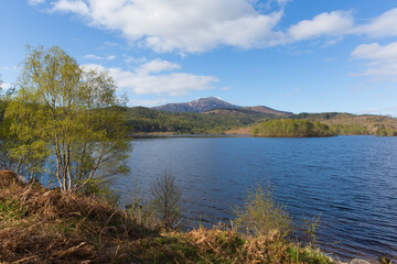 Fototapeta na wymiar Beautiful Loch Garry Scotland UK lake west of Invergarry on the A87 south of Fort Augustus and north of Fort William