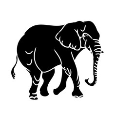 Big elephant (black silhouette)