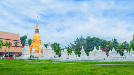 Wat suan dok Temple ,Chiangmai ,Thailand