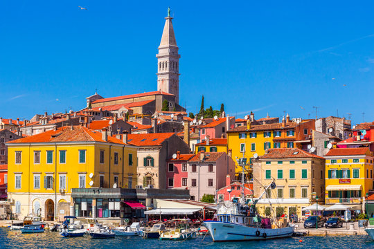 Croatia. View Of Rovinj