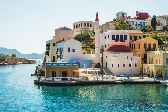 Fototapeta View over Gre ek islands Kastelorizo
