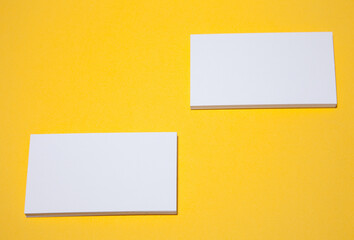 Empty business cards