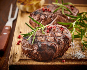 grilled beef steak