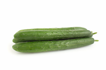 Cucumber  isolate.