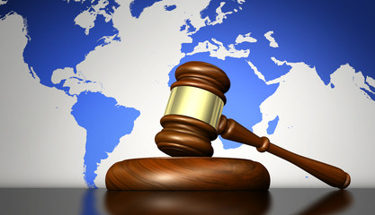 International Laws And Justice Concept