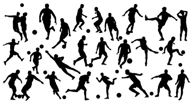 Soccer Silhouettes