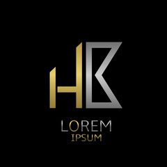 HB letters logo
