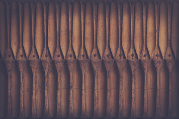 texture/background: antique wooden cigar press, vintage effect