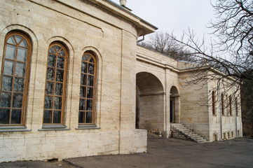 Fototapeta na wymiar Old house with arches.