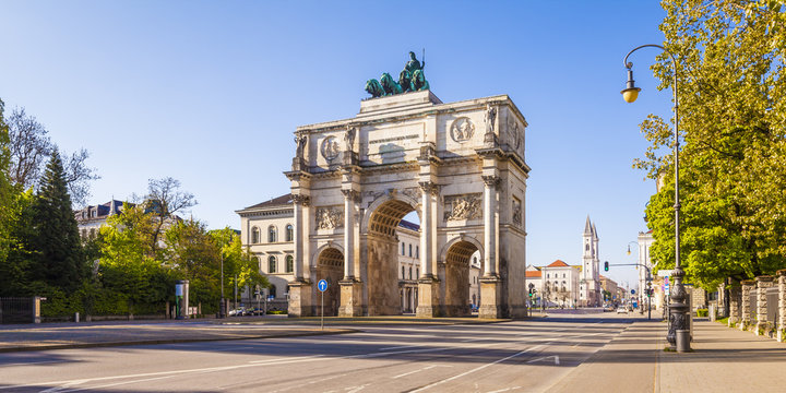 Germany, Bavaria, Munich, Victory Gate