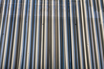 Obraz premium Steel sheet perforated