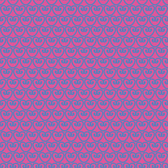 Seamless pattern heart