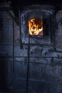 Furnace of a glass factory