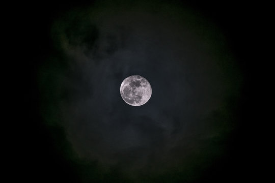 moon on black