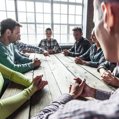Modern business meeting