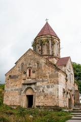 Fototapeta na wymiar Renovated Armenian church of Surb Grigor of Haghartsin monaster