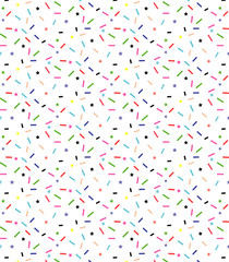 Abstract Confetti Background Pattern. Repeating Pastel Confetti Pattern