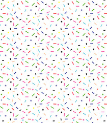 Abstract Confetti Background Pattern. Repeating Pastel Confetti Pattern