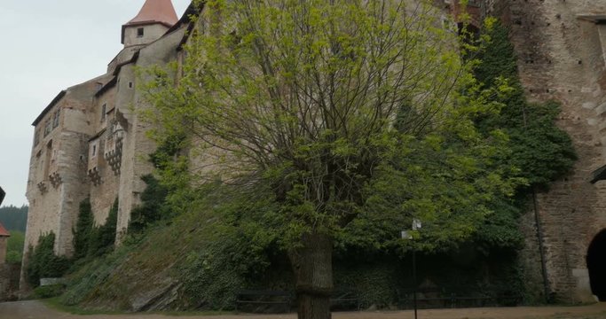 4K, Pernstein Castle, Czech Republic - Untouched and flat material, watch also for the graded version