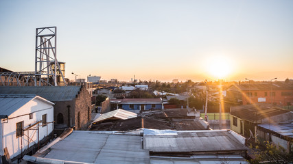 Atardecer de Otoño en Santiago Sur