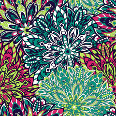 Seamless mandala pattern