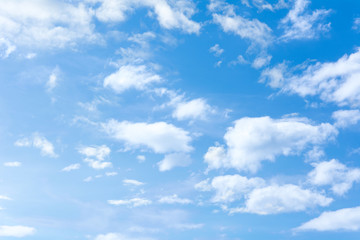 blue sky with clouds