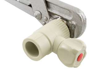 Water valve set and vintage pipe wrench