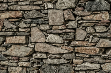 Pattern of old stone Wall