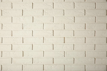 Fototapeta premium A white brick wall