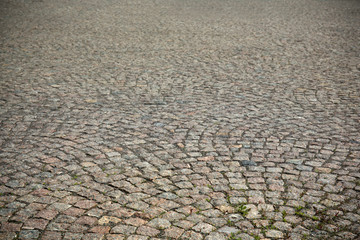 Old cube pavement background