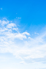 White cloud on blue sky