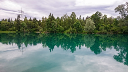 Sommerzeit am schönen Auensee Königsbrunn bei Augsburg