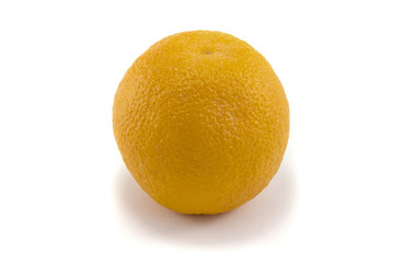 Orange on a white background