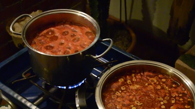 San-Marzano-Tomate Pummarola 'e San Marzano Pomodoro S. Marzano dell'Agro Sarnese-Nocerino Sauce Salsa Tomatensauce Sugo Tomato トマトソース Tomatensaus Cucina italiana 番茄沙司 Sos pomidorowy