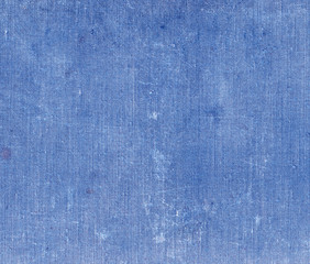 Weathered blue canvas texture.