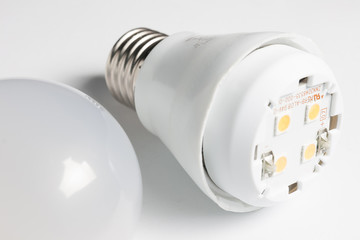 LED lamp exploded view