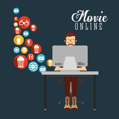 movie online design 