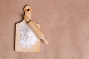 Toy wooden culinary utensils
