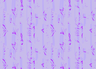 Big purple flower leaves brushed