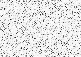 Ink dotted black on white