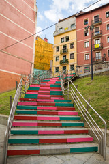 escaleras de color, bilbao