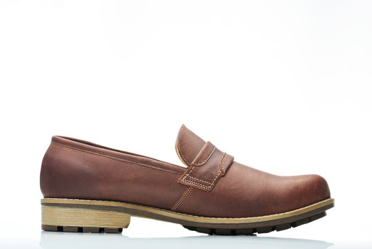 brown cocktail men shoe