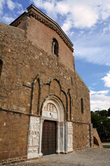 Fototapeta na wymiar abbey of San Giovanni in Venere in Fossacesia (Italy)